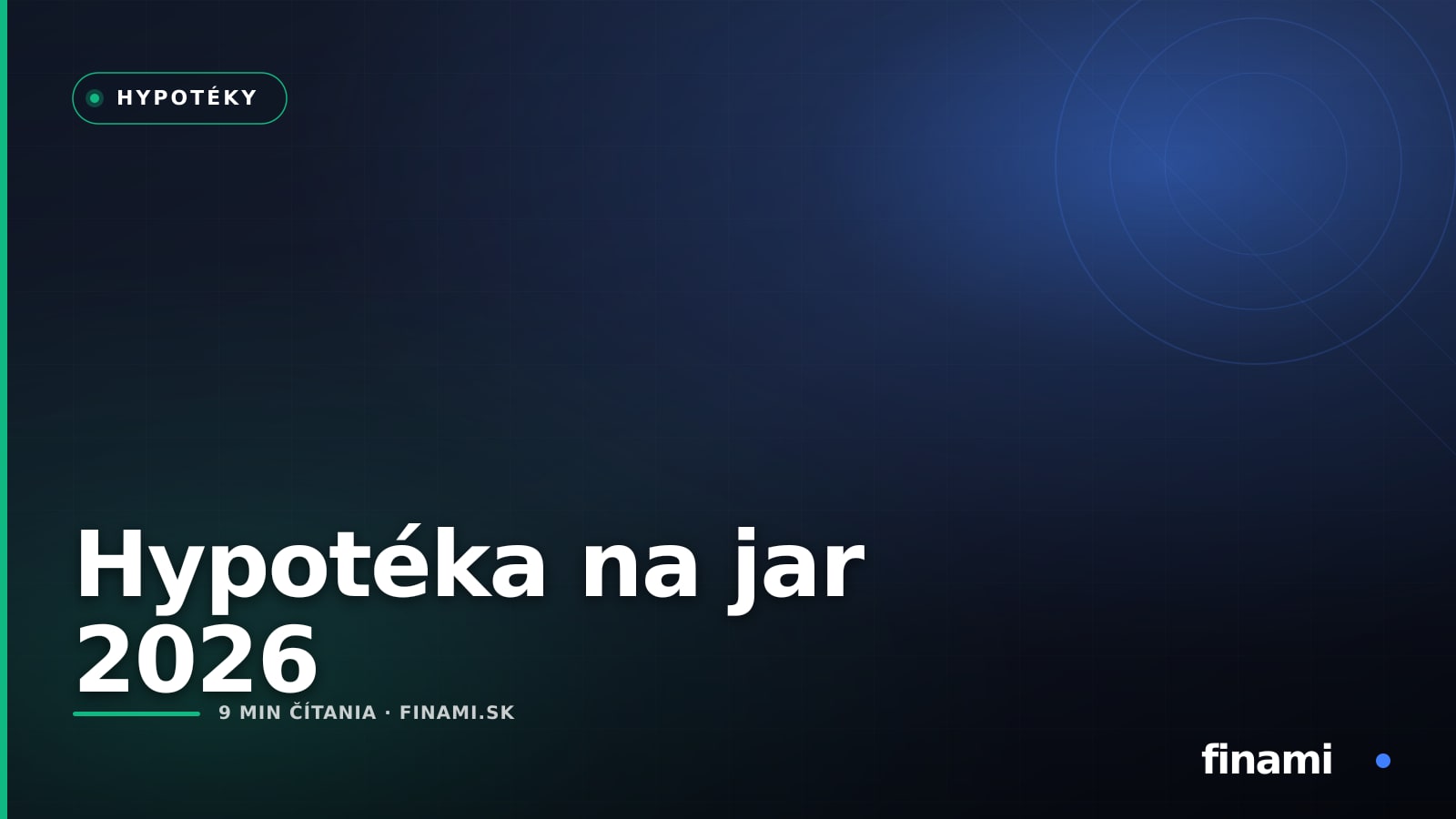 Hypotéka na jar 2026: Aká fixácia sa oplatí a kedy refinancovať