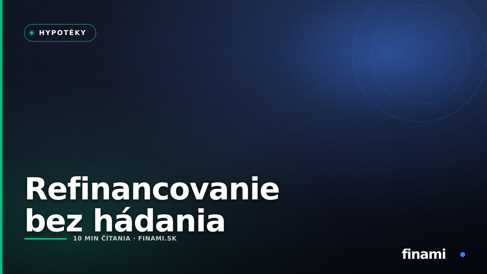 Refinancovanie bez hádania: Ako si v hypotekárnej kalkulačke otestovať 3 scenáre skôr, než podpíšete novú fixáciu