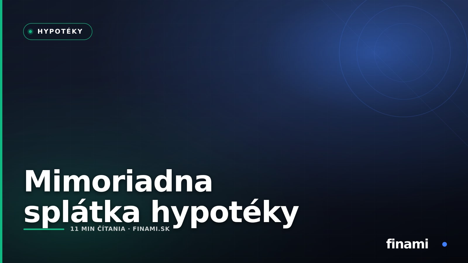 Mimoriadna splátka hypotéky: Kedy sa oplatí a ako si vypočítať reálnu úsporu