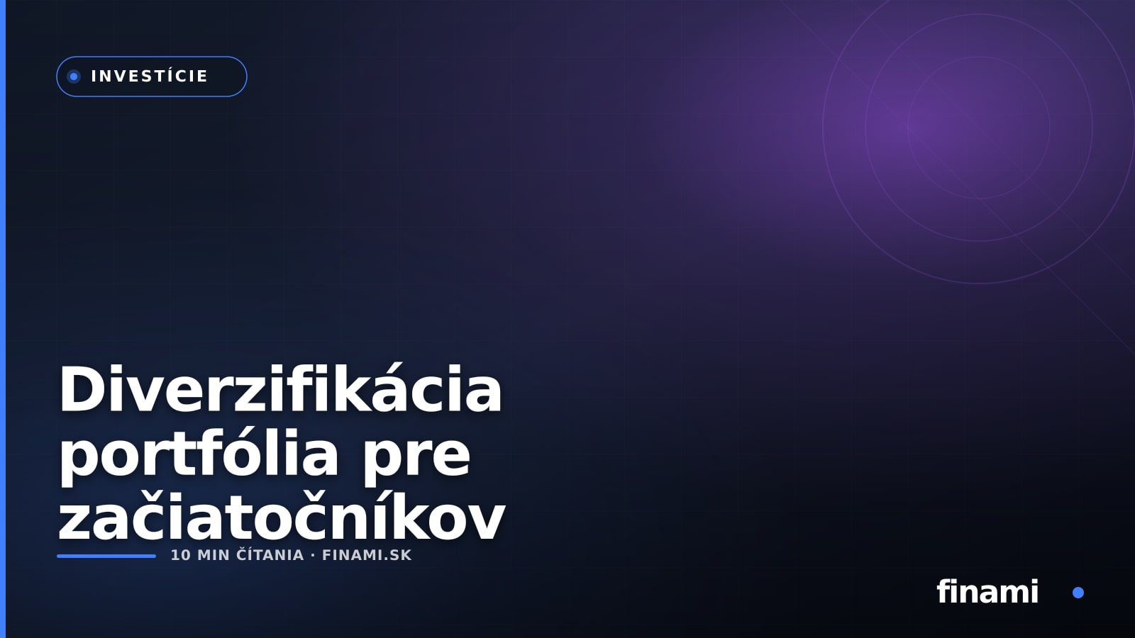 Diverzifikácia portfólia pre začiatočníkov: krok za krokom s kalkulátorom 2026