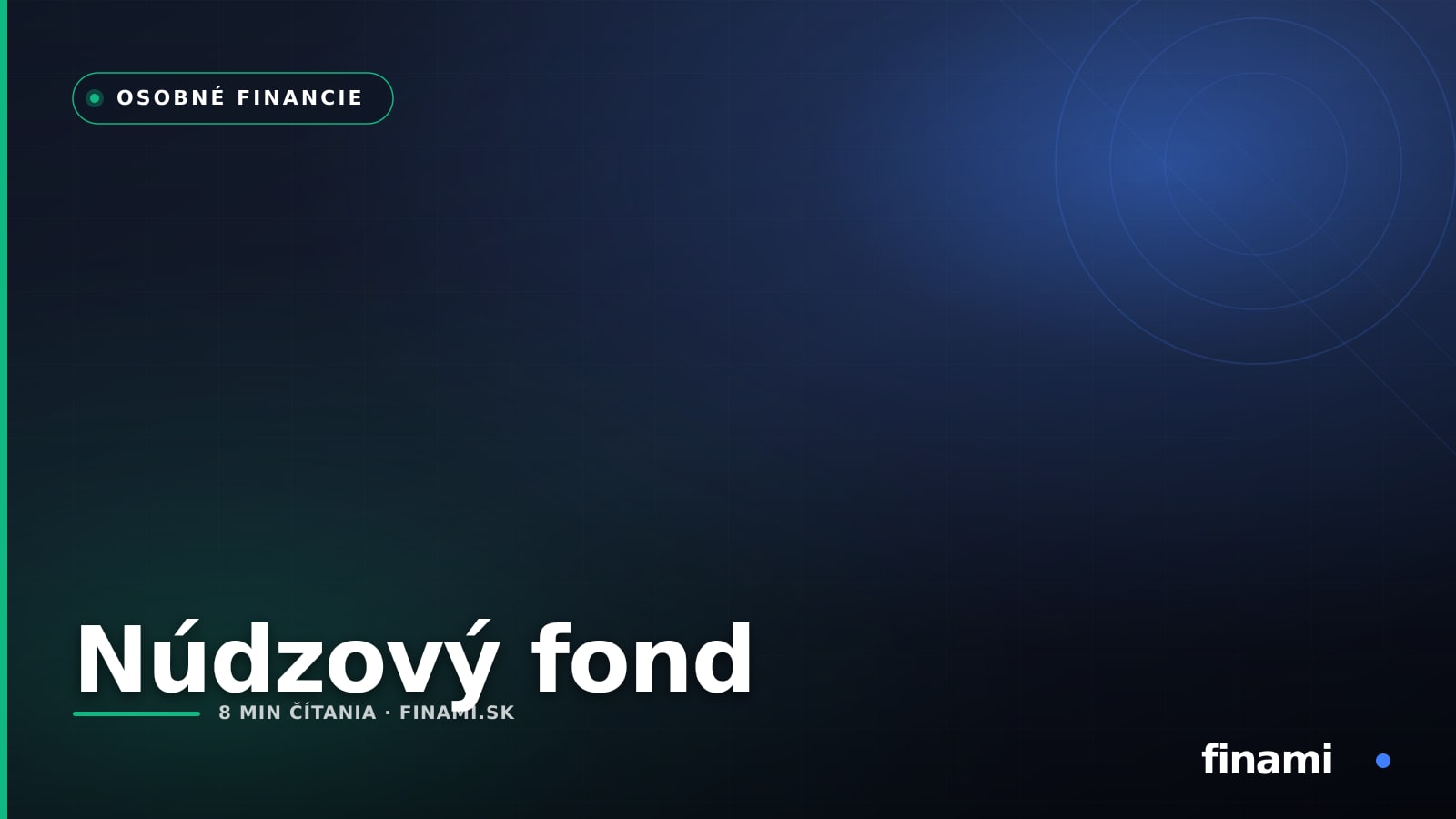 Núdzový fond: Prečo potrebujete rezervu na 3–6 mesiacov a ako ju vybudovať