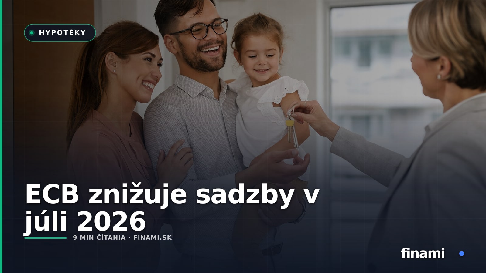 ECB znižuje sadzby v júli 2026: čo to znamená pre vašu hypotéku