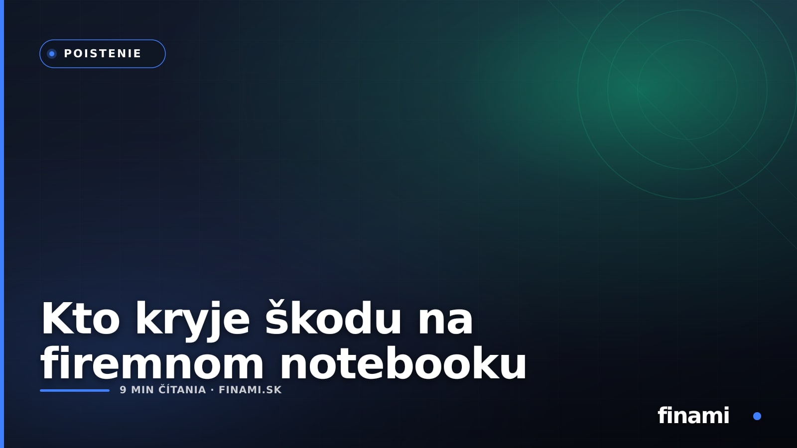 Firemný notebook doma: čo kryje poistenie domácnosti a kto rieši škodu