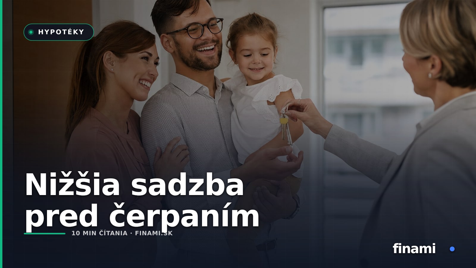 Sadzba klesla po schválení hypotéky: 5 kontrol pred čerpaním